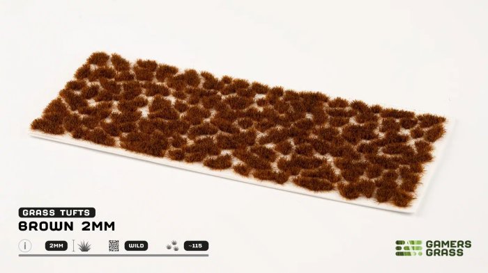 Brown 2mm Tufts (Gamer's Grass Gen II)