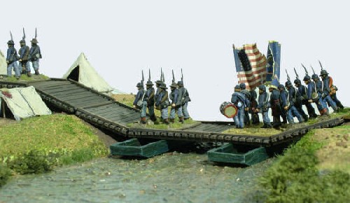 Wooden Pontoon Bridge