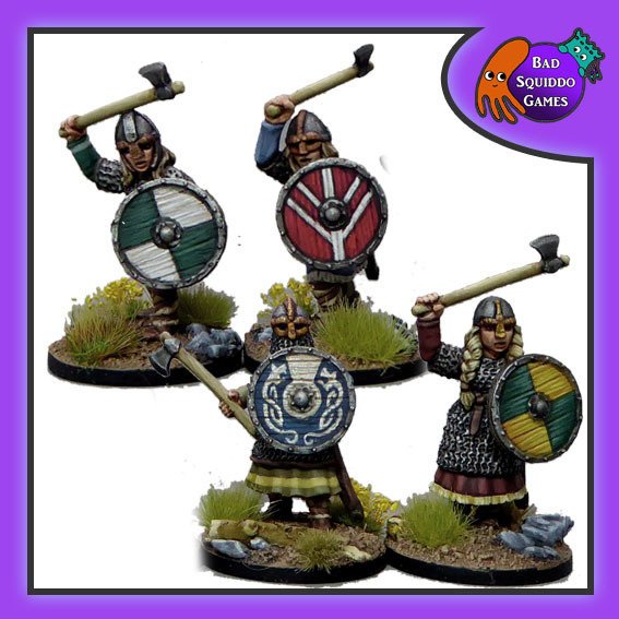 Shieldmaiden Hearthguard (with Axes)