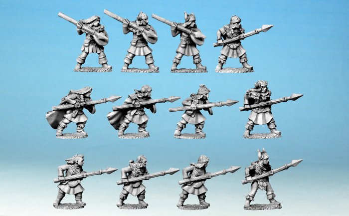 Shieldmaidens with Spears (15mm)