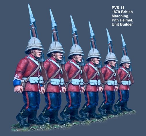 1879 British Marching. Pith Helmet, Unit Builder