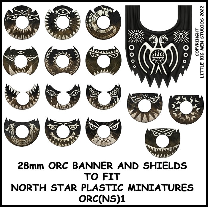 Orc Banner & Shield Transfers