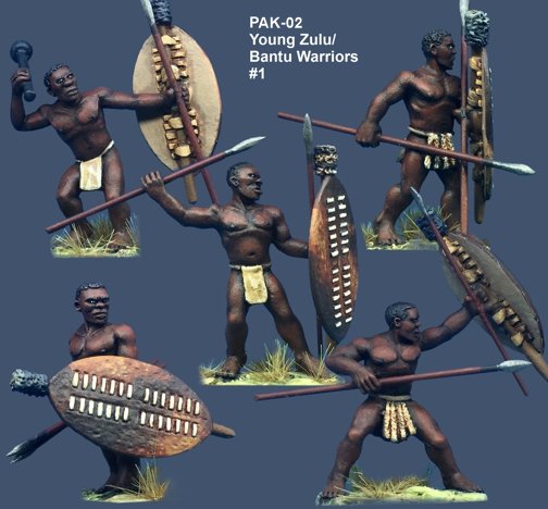 Young Zulu/Bantu Warriors #1