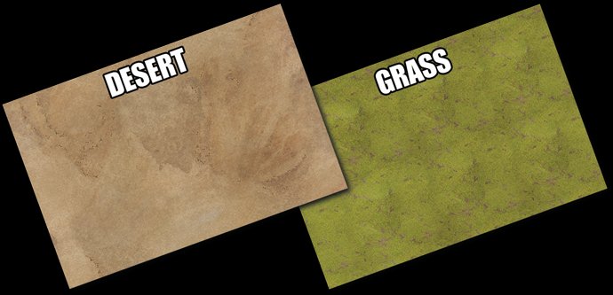 Gaming Mat - Grassland/Desert