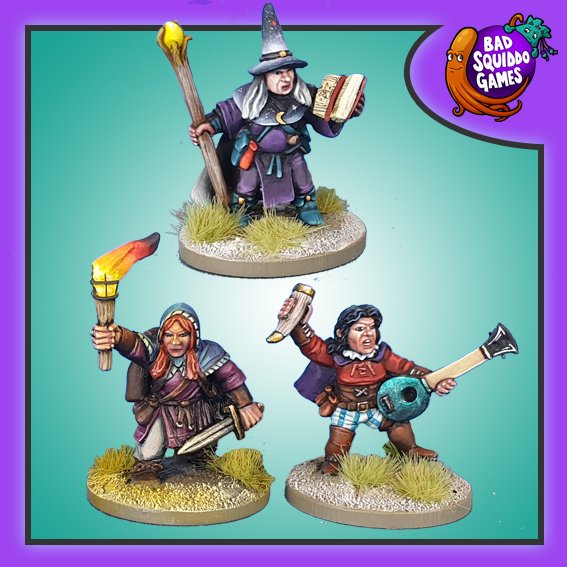 Dwarf Wizard, Bard and Rogue