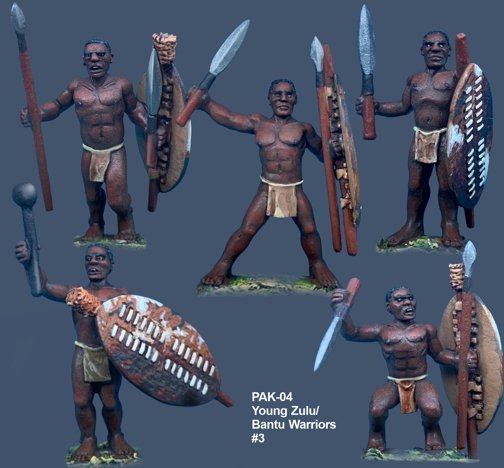 Young Zulu/Bantu Warriors #3