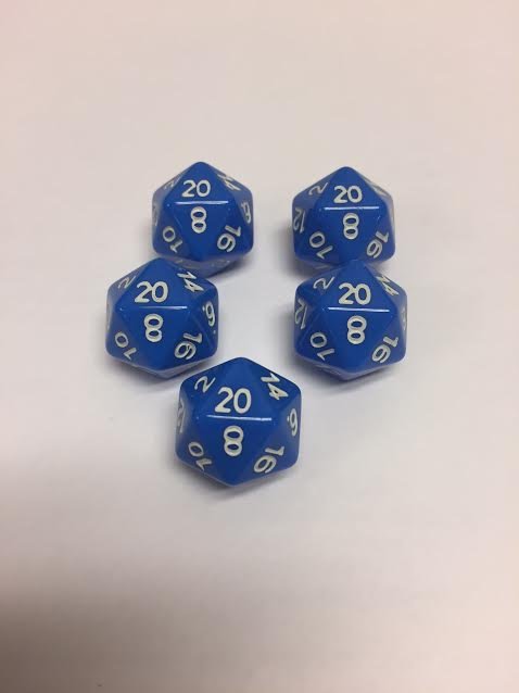 20 Sided Dice (x5)